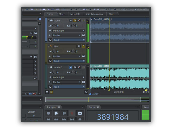 Audio waveform